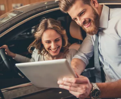 Receptionnaire automobile